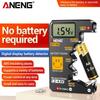 New BT189 Portable LCD Digital Battery Tester Universal Detector Check Capacity Level for 9V AA AAA C D N Household Battery with Digital Display