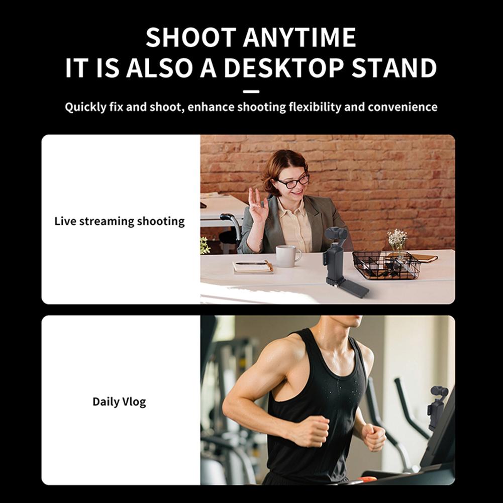 Magnetischer Halterständer für DJI OSMO Pocket 3 180° verstellbarer Kunststoff-Kamerahalter Magnetischer Kamera-Ständerhalter für Pocket 3