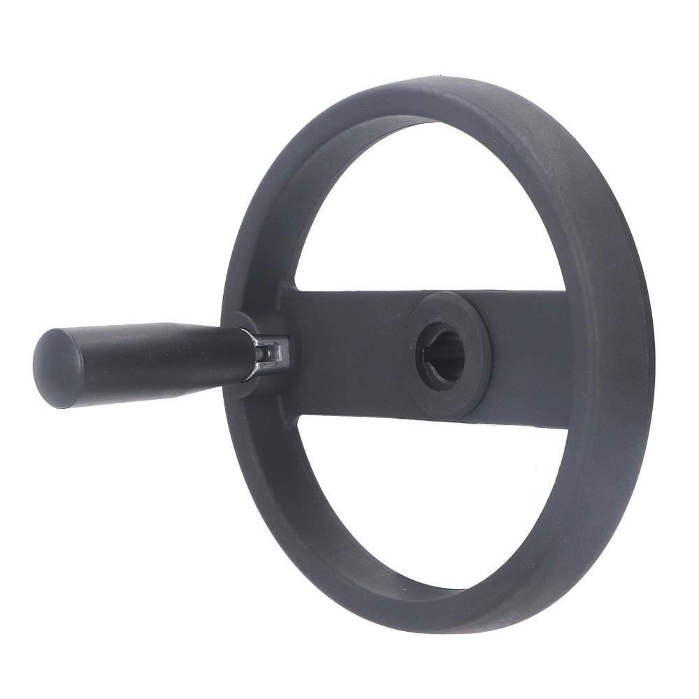 7.87inch Diameter Plastic Handwheel 200x18mm Revolving Handle Milling Machine