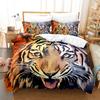 Tiger Print Quilt Set Three Sets Can Be Design Of Thin Bed Bed Quilt Set Three Sets King Size Bedding Set
