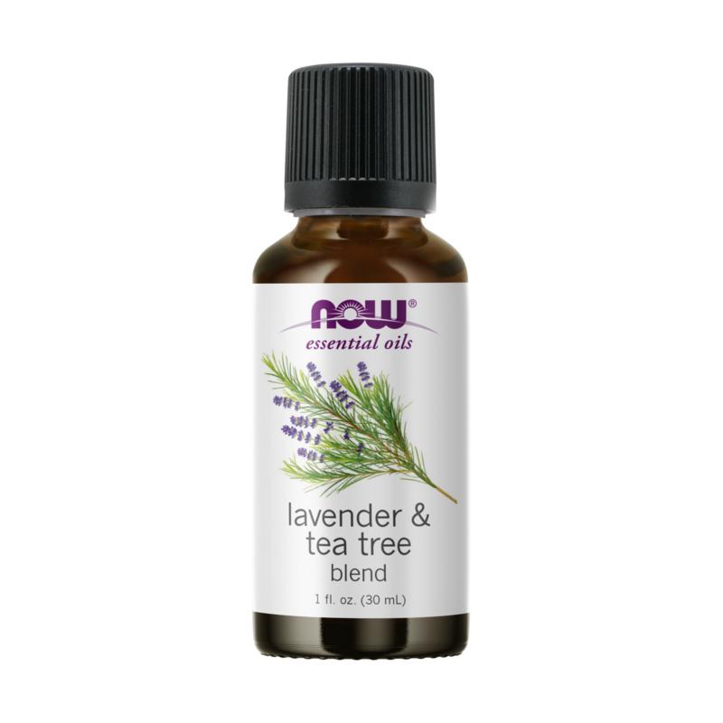 Now Foods Pure Essential Aroma Oil Lavender & Tea Tree Regular Oil, 30ml, 1 pcs