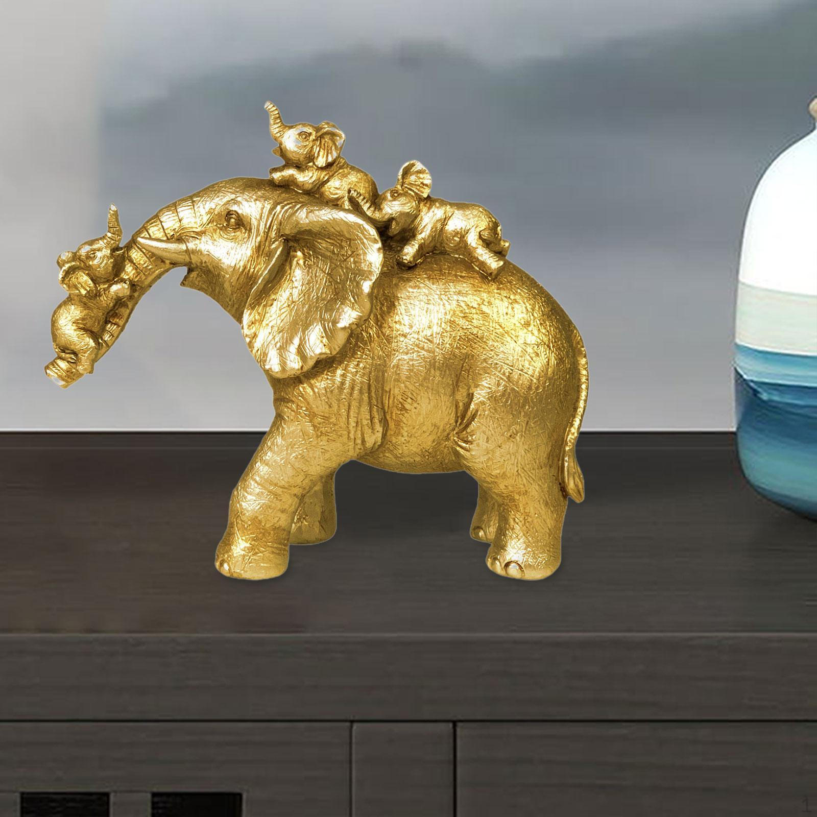 

Статуя слона, коллекция скульптур животных, креативная фигурка из смолы, настольный декор для подоконника