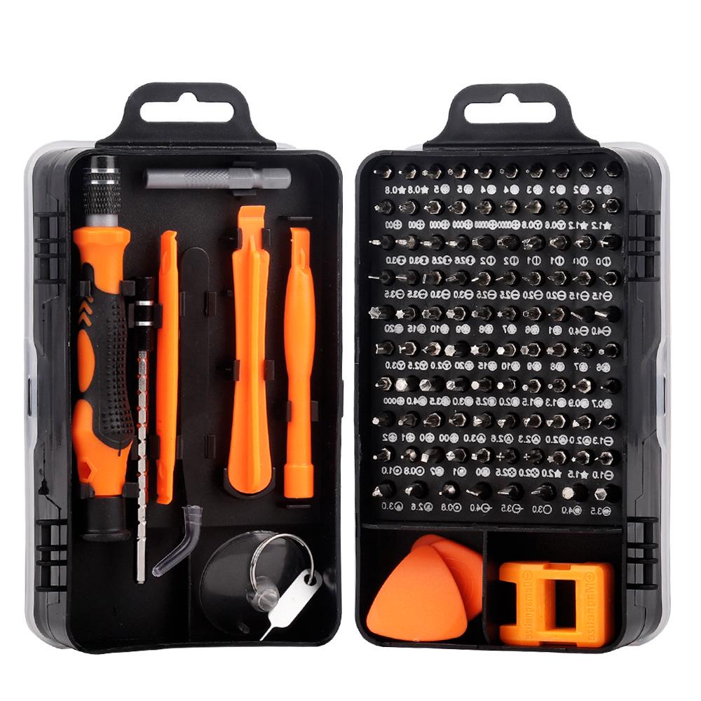 "115-in-1 Carbon Steel Screwdriver Set for Mobile Phone Repair"
