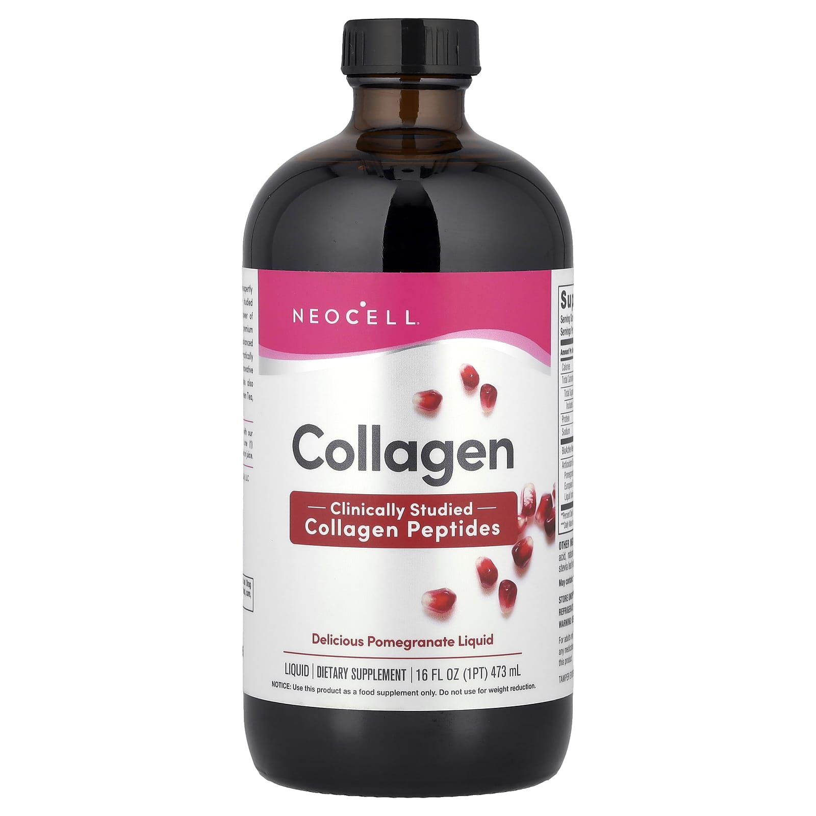 

Collagen Liquid, Pomegranate, 473Ml(16Fl Oz)