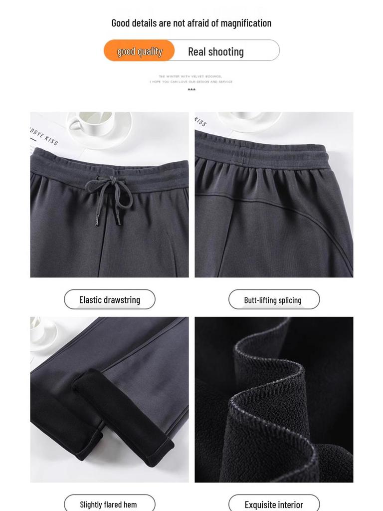 High-Waist Fleece-Lined Micro Flare Pants - Slimming, Versatile, and Stylish for Fall/Winter 2025