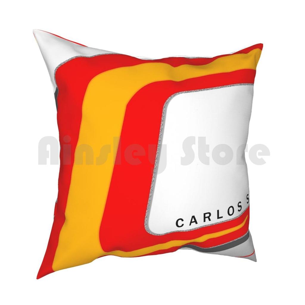 Carlos Sainz Pillow Case Printed Home Soft DIY Pillow Cover Carlos Sainz Carlos Sainz Jr Carlos Sainz Helmet Sainz Helmet