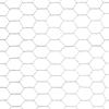 VidaXL Grillage Acier Galvanisé 25x1,2 m Hexagonal Argenté Clôture de Jardin 143328