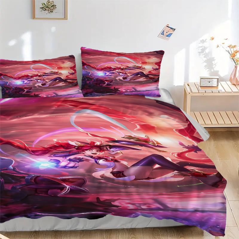 

3pcs Dragon Slayer Fantasy Bedding Set-Perfect for Bedroom, Guest Room, Living Room, Hotel Decor | Ideal Gift for Fans, Travelers, Daily Use 135x200cm