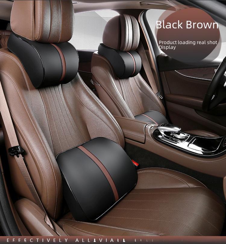 Memory Foam Car Headrest Lumbar Support Neck Pillow - Space Cotton Gift