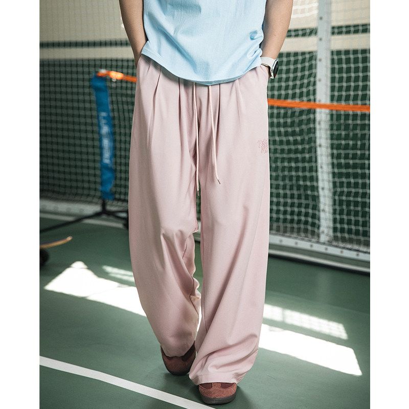 Matchet Pants Men's Thin Draped Casual Pants 2025 Spring and Summer American Style Loose Straight-Leg Trousers Breathable Trendy Brand Pants