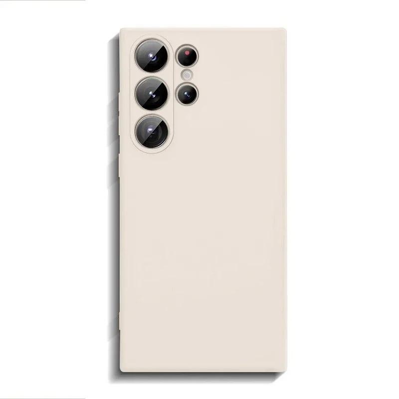 Liquid Silicone Phone Case For Samsung Galaxy S26 Ultra S2 S24 S23 Plus S 26 Ultra Cases ShockProof Soft Back Cover Accessories