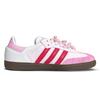 Adidas Originals Samba OG Lunar Express, Love At First Sight Slip Resistant Low top Skateboard Shoes Unisex Pink B75806(TeamK-)