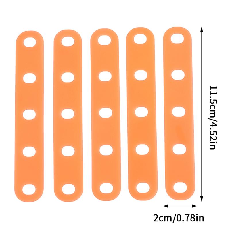 10Pcs Perm Silicone Band Heat Resistant Traceless Digital Cold Rods Elastic Hair Rings Styling Hairdressing Specialized Tools