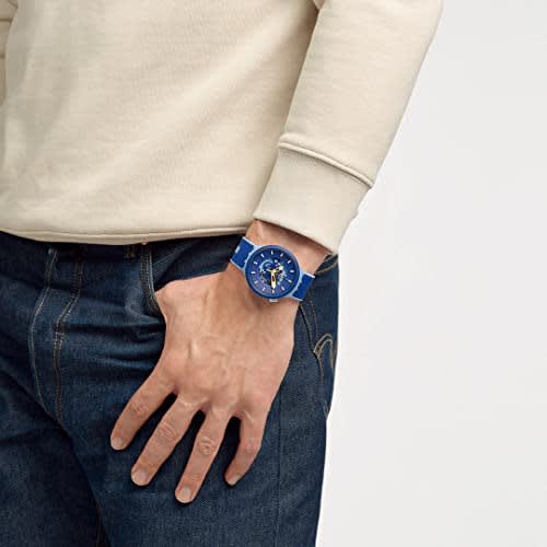 Swatch Watch Bouncing Blue The January Collection SB05N105 Blue