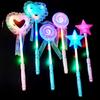 Magic Light-Up Concert Glow Sticks: Fairy Flashing Star Props