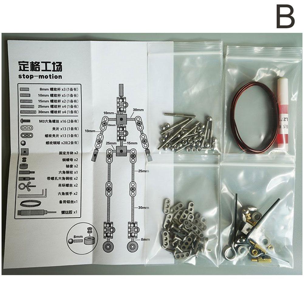 Up To 4 X $11.74 with No Interest Stop Motion Animation Articulated Steel Prop All-Me X3O1