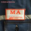 Reflective Thickened Denim Workwear: Wear-Resistant Labor Protection Suit for Mechanics and Construction