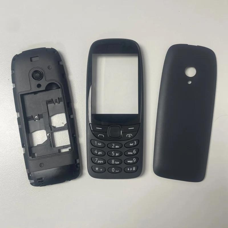 Full housing case for Nokia 6310 4G dual SIM card shell battery cover housing case english keypad replace