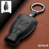 Mercedes-Benz Key Case Set for E-Class, C-Class, E300L, GLC300, C260L, S-Class, and GLE - Unisex Shell Buckle Accessory.