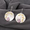 Rose Chalcedony Gemstone Jewelry, 925 Sterling Silver Earring Jewelry, Handmade Gorgeous Earrings Gift For Women