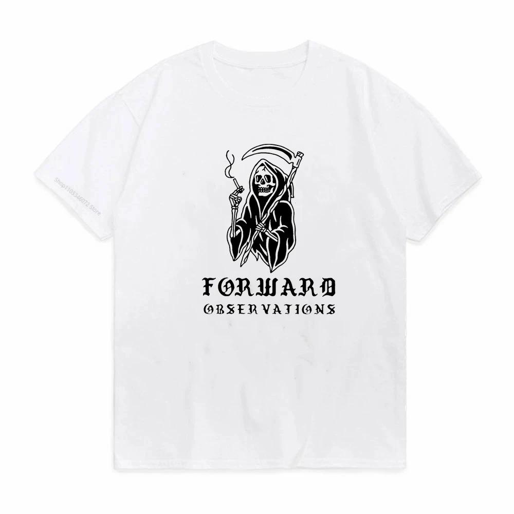 Forward Observations Group Unisex T Shirt Summer Crew Neck Fog Death Skeleton Satan Tshirts Pop Unisex Clothing Tops