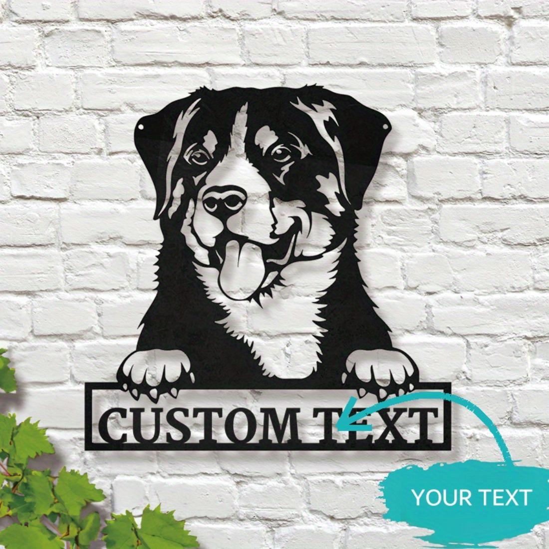 

Custom Appenzeller Sennenhund Dog Metal Wall Art, Personalized Home Decor Plaque, Versatile No Electricity Metal Sign M