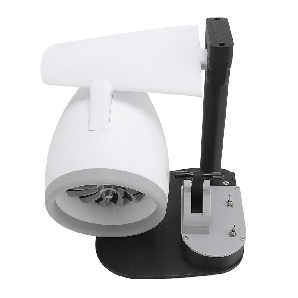 Desktop Fan with Red Tail Light Innovative Turbofan Engine Shape USB Turbo Cooling Fan Humidifier