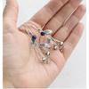 Vintage Blauwe Steen Tak Bladeren Dangle Hook Oorbellen Voor Vrouwen Mode-sieraden Etnische Tribal Verklaring Drop Earring Accessoires