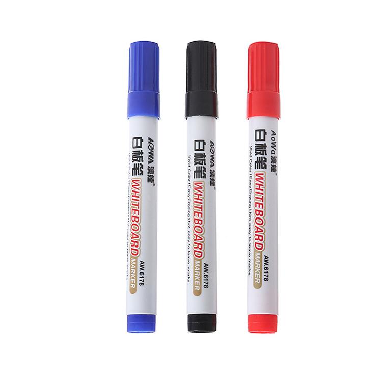 1/3/6 PCS Office Traceless Whiteboard Pen Easy To Wipe Durable Quick Drying Marker Pen Erasable Pen