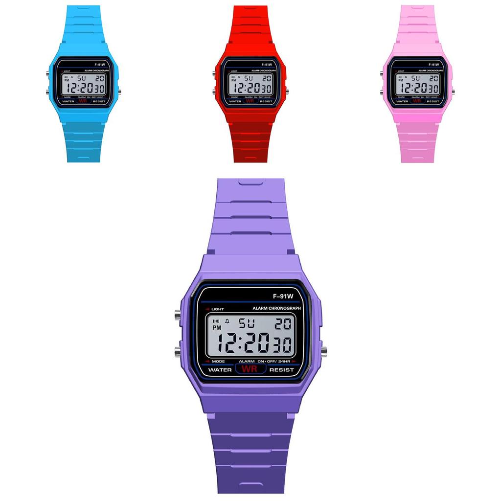 Premium Sports Electronic Watch With Multifunctional Night Light And Alarm Clock