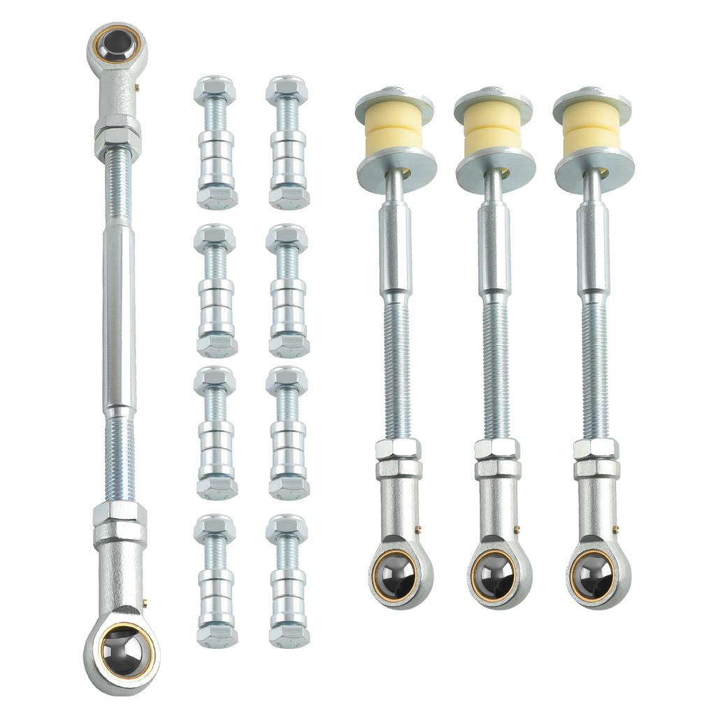 Front Rear Extended Adjustable Sway Bar Link Kit for Nissan Armada Gu Y61 1997-2016 Easy to Replace