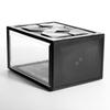 1Pcs Heavy Duty Plastic Shoe Box with Ergonomic Handle Clear Design High Strength Shoes Container for Socks Underwear Handbags