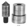 2pcs 1.5-16mm 45# Steel Punching Mold Hollow Hole Puncher Leather Belt Punch Tool (1.5mm)