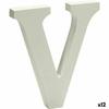 Pincello FOAM LETTER V White - 12 Units