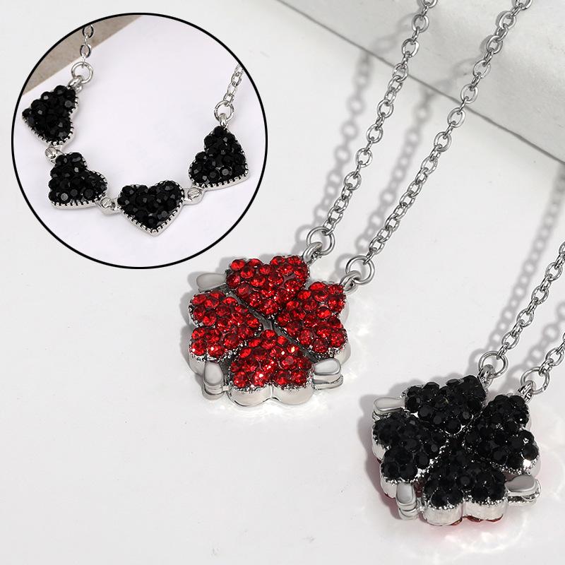 Four Leaf Fashionforward Clover Necklace For Women In Premium Gold And Silver Finishes