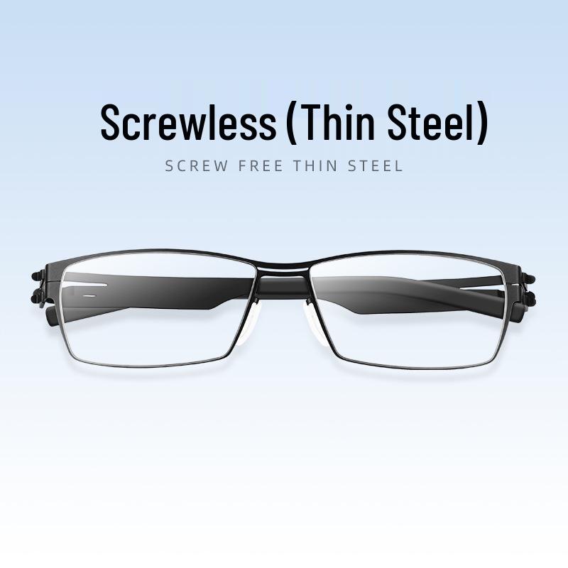 Ultra-Light Men s Myopia Glasses with High-End Frames and Lenses чёрный