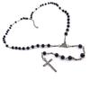 Les Trésors De Lily [J6283] - Designer Necklace 'Mystical Cross' Black Aged Metal