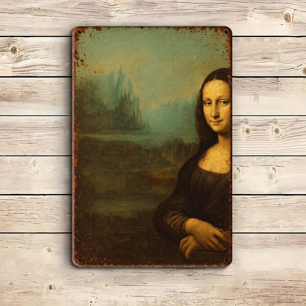Vintage Metal Sign, 12x8 Inch Rustic Wall Decor.