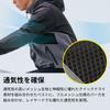 RS TAICHI Motorcycle Wear Riding Jacket Breathable Mesh CE Protector Hood Fixable Overlap Mesh Parka RSJ347 XL Spring/Summer Built-in BLACK/BLACK