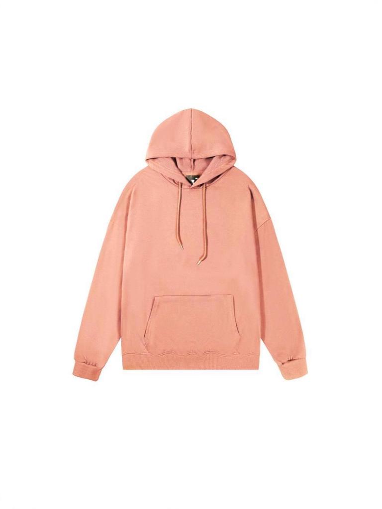 Euro Size Unisex Dropped Shoulder Twill Hooded Sweatshirt - Casual Versatile Style