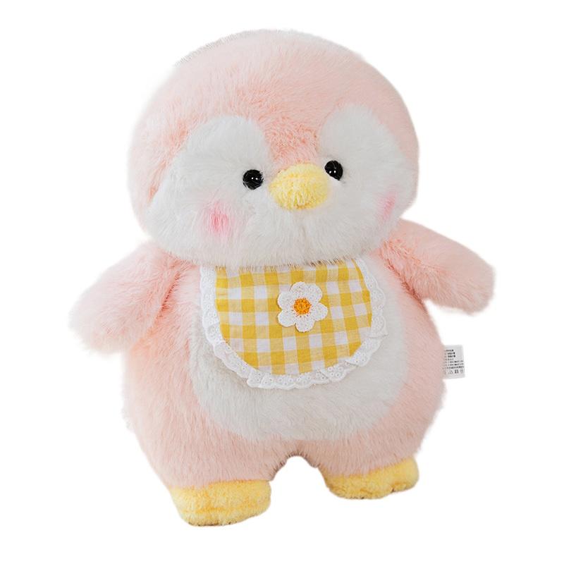 

Fluffy Hair Penguin Plushie Stuffed Animal Cuddly Penguin Dolls Peluche Plush Toys for Birthday Gift 25cm