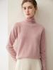Women's Slim-Fit 100% Cashmere Turtleneck Sweater - Versatile Autumn/Winter Knitwear