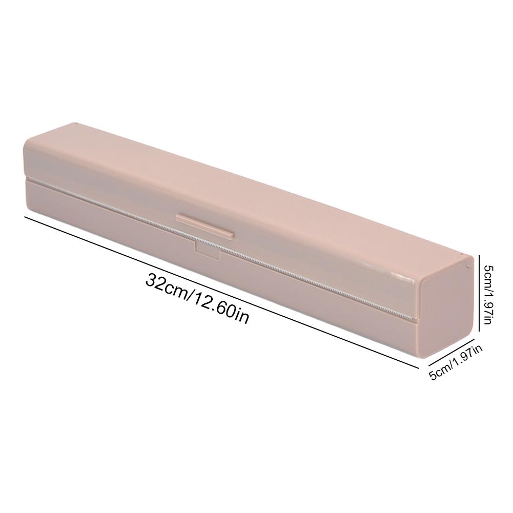 Household Food Plastic Wrap Magnetic Dispenser with Cutter Tin Aluminum Foil Dispenser with Cutter Maximum 12 Inch Kitchen Tools