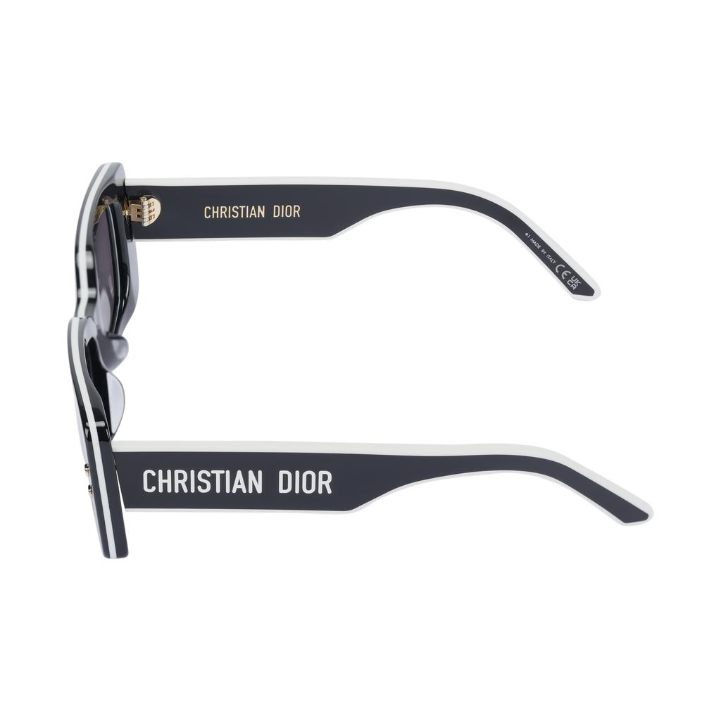 Dior Side Letter Black Irregular Shape Sunglasses Women Sunglasses DPFCS1UQR10A0