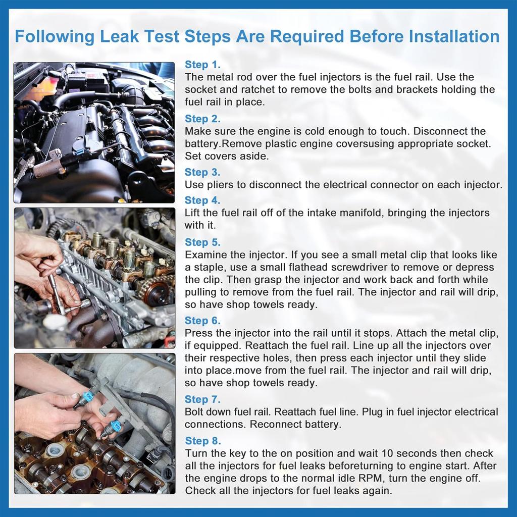 2 Pcs 2521068 0280158258 Fuel Injector for Polaris Sportsman SP X2 450 570 2014-2019 for Polaris for Ranger XP Crew 900 2013-2019 for Polaris RZR 900