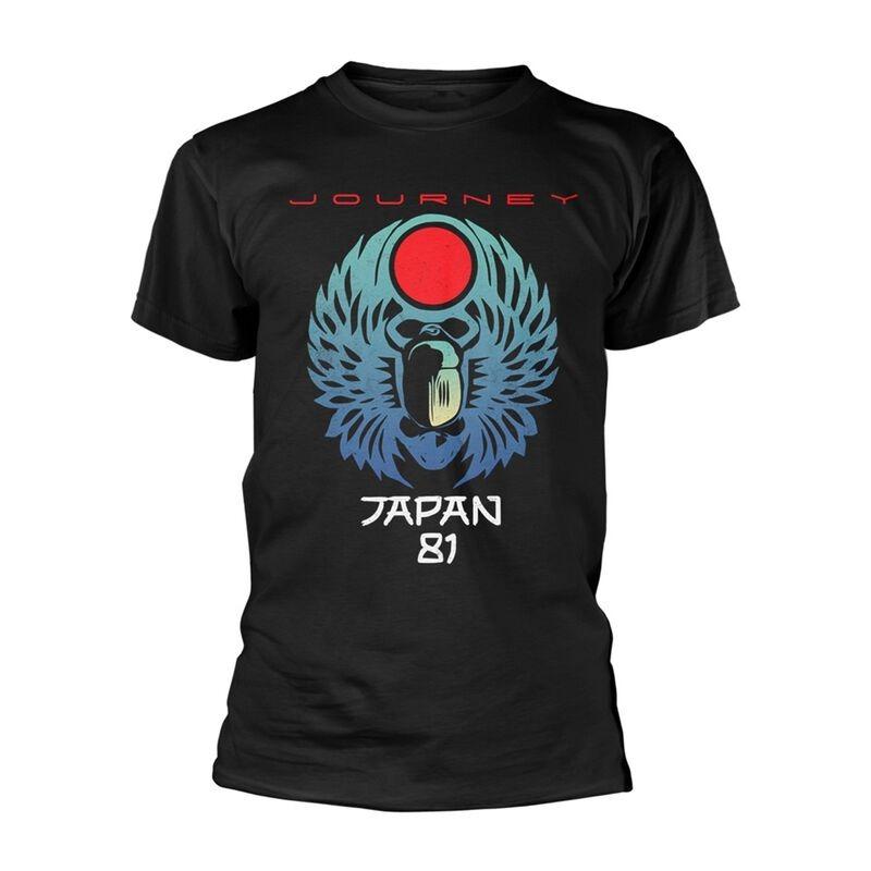 Unisex Cotton Tshirt Journey Dont Stop Believin 1981 Scarab Graphic Tee Retro Rock Streetwear