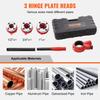 SucceBuy Pipe Threader Kit 1/2" NPT 3/4" NPT 1" NPT Manual Ratcheting Pipe Threader Portable Pipe Threading Tool Set 3PCS