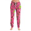 Women's Christmas Print Cuffed Jogger Pants with Pockets Casual Pants