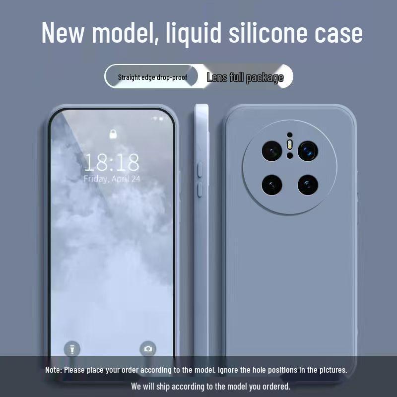 Huawei Mate70Pro+ Solid Color Liquid Soft Case with Full Coverage and Drop Protection