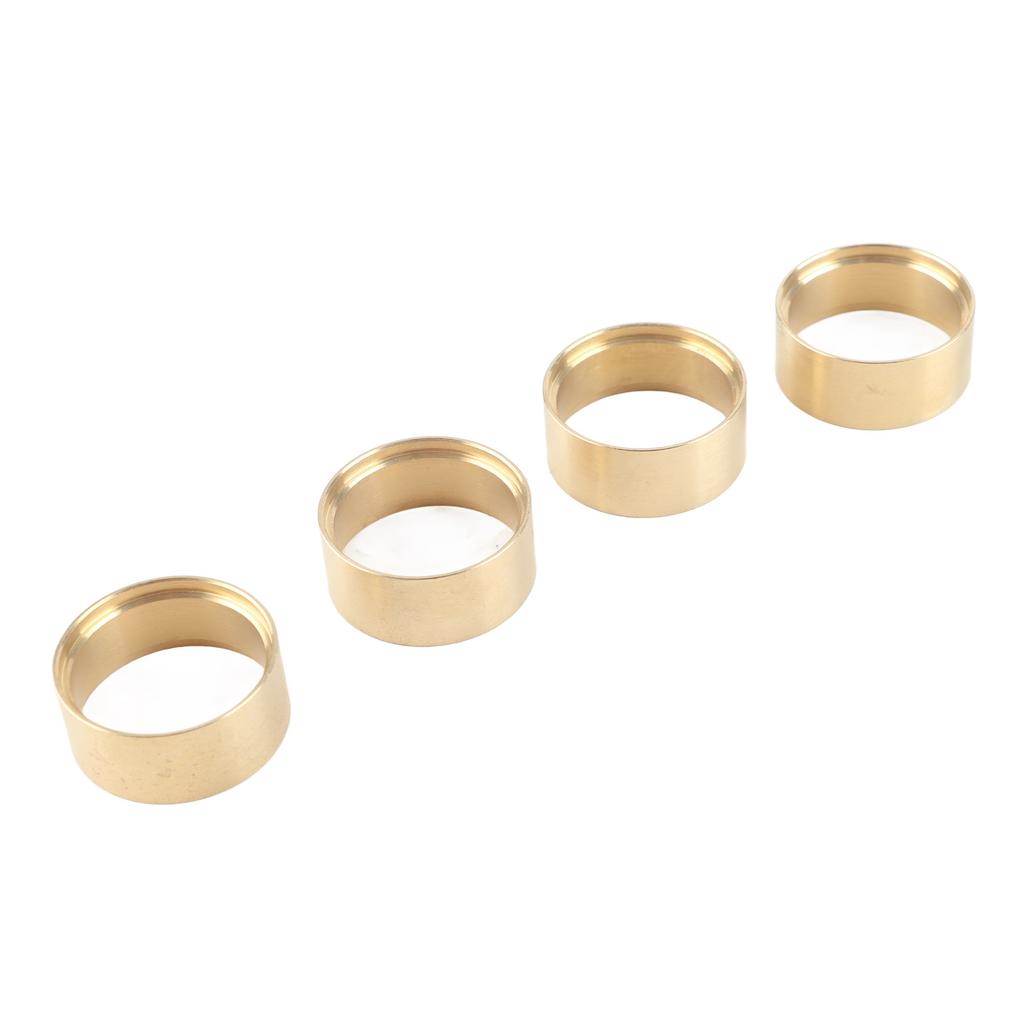 4pcs RC Brass Wheel Weights High Accuracy Wheel Weights Counterweights for FMS FCX24 1 24 RC Cars Gold